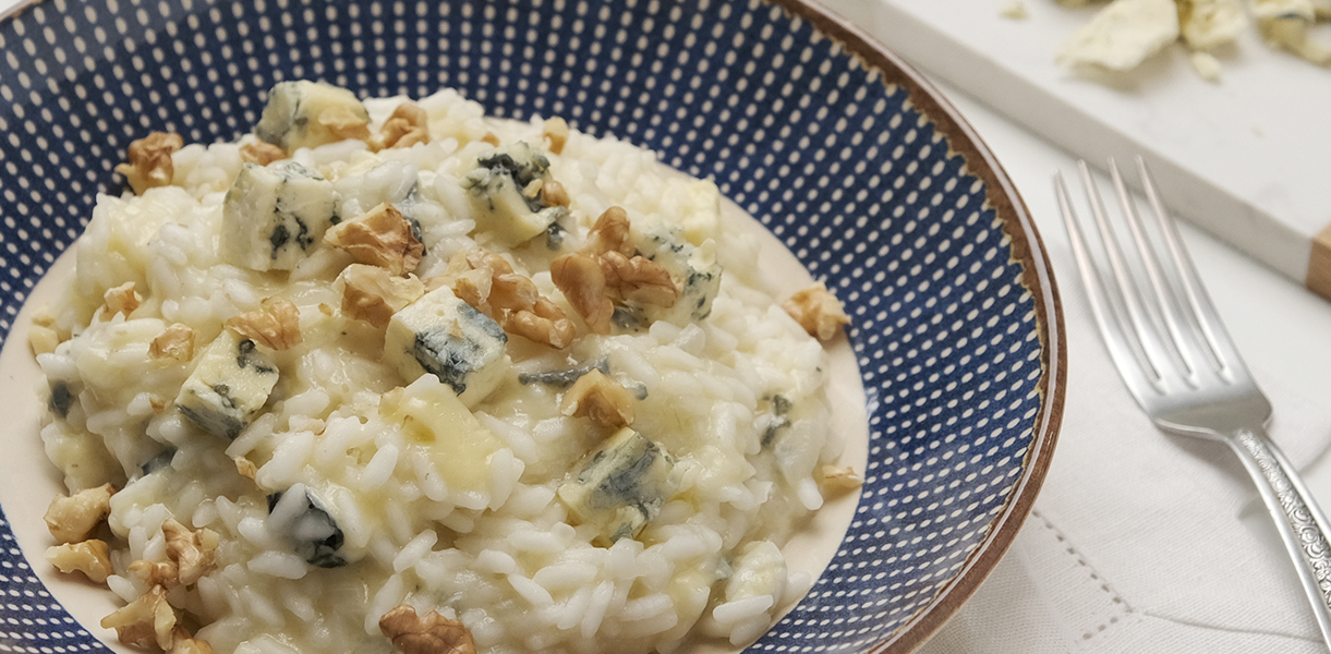 Risoto de Queijo Quatá com Nozes Quatá Alimentos